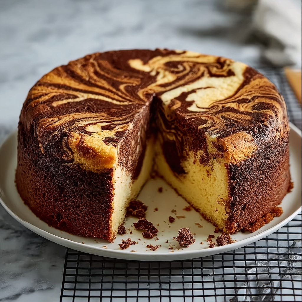 Classic Marble Cake Recipe - Recipe Image