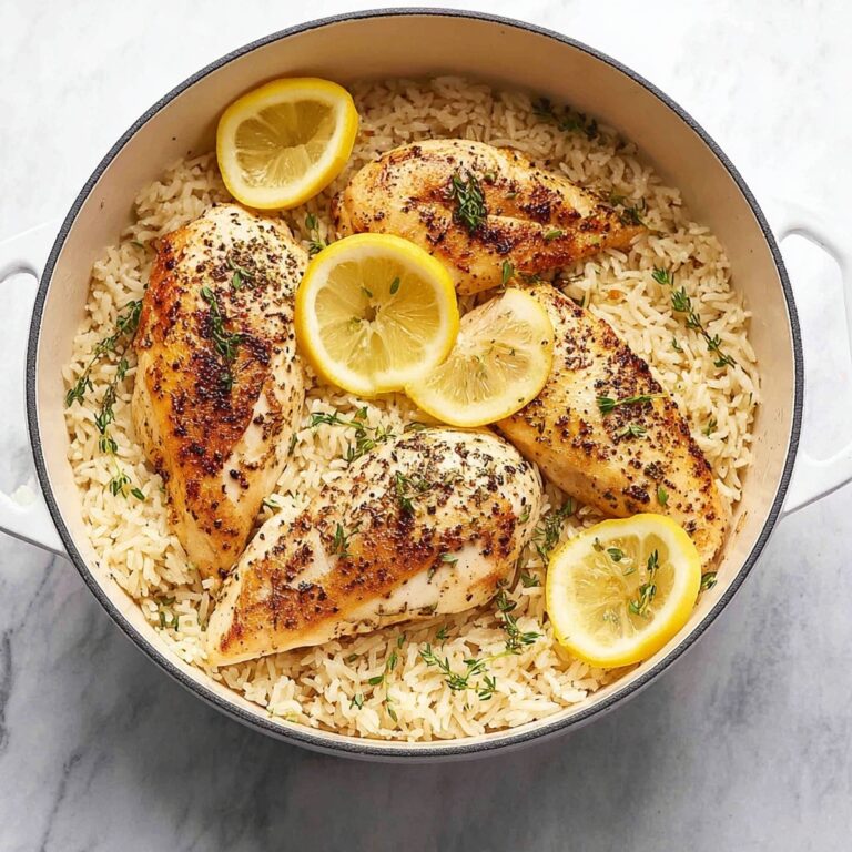 One Pot Lemon Herb Chicken & Rice Recipe