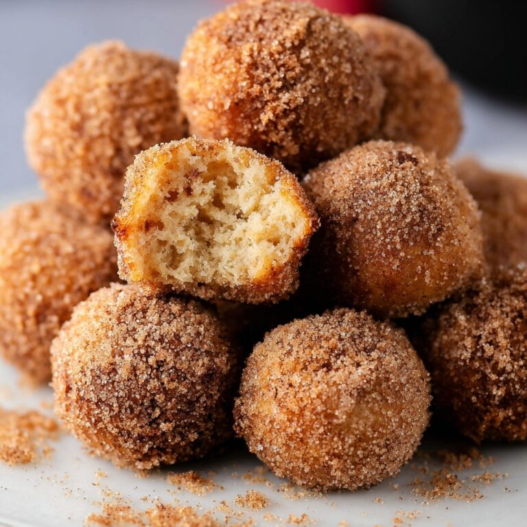 Mini Baked Cinnamon Sugar Donut Bites Recipe
