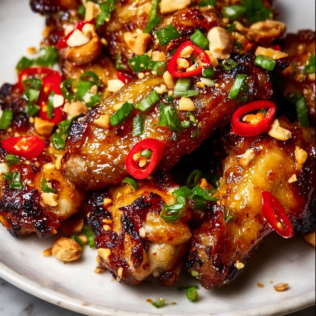 Sticky Lemongrass Chilli Air Fryer Chicken Wings Recipe - Recipe Image