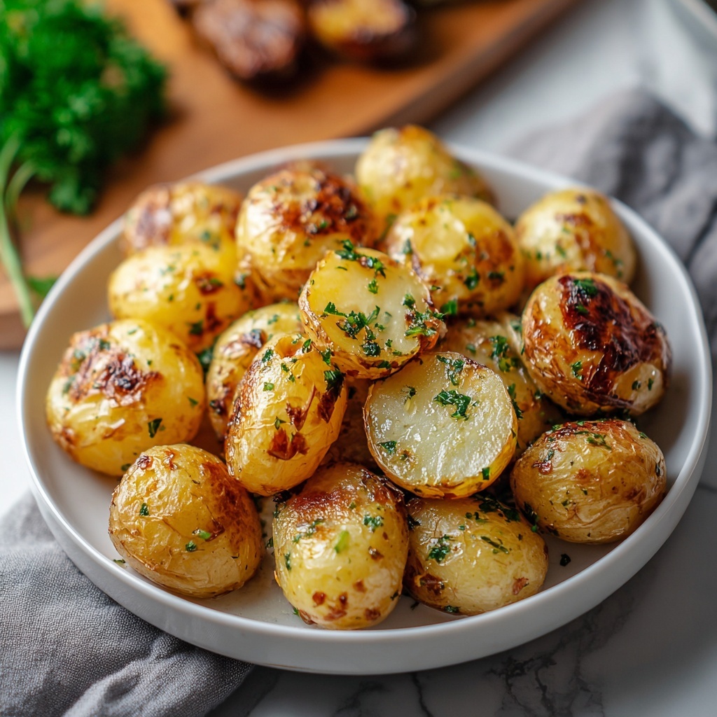 Roasted Small Potatoes with Garlic and Rosemary Recipe - Recipe Image