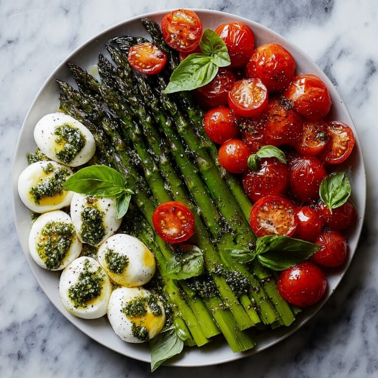 Caprese Roasted Asparagus Recipe