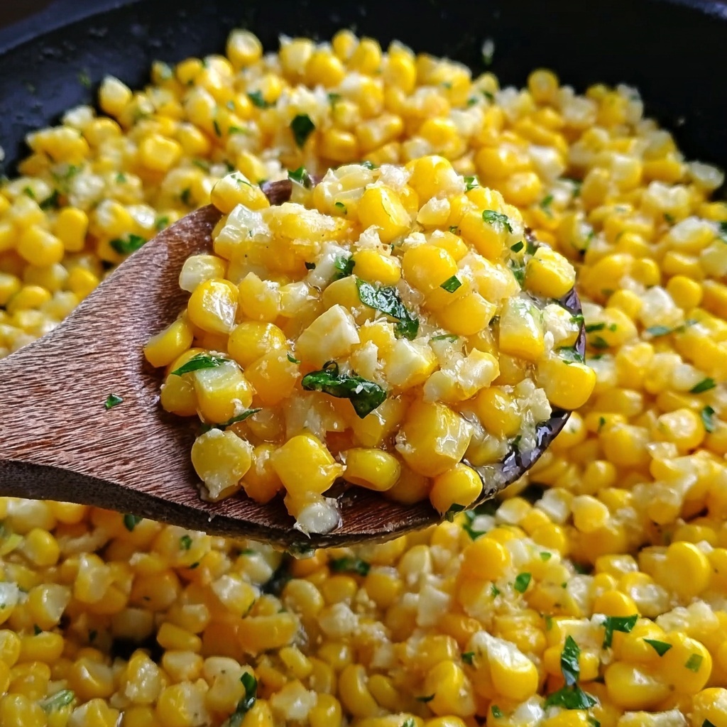 Honey Butter Skillet Corn Recipe - Recipe Image