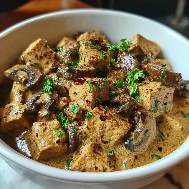 Mushroom and Seitan Stroganoff: A Creamy Delight Recipe