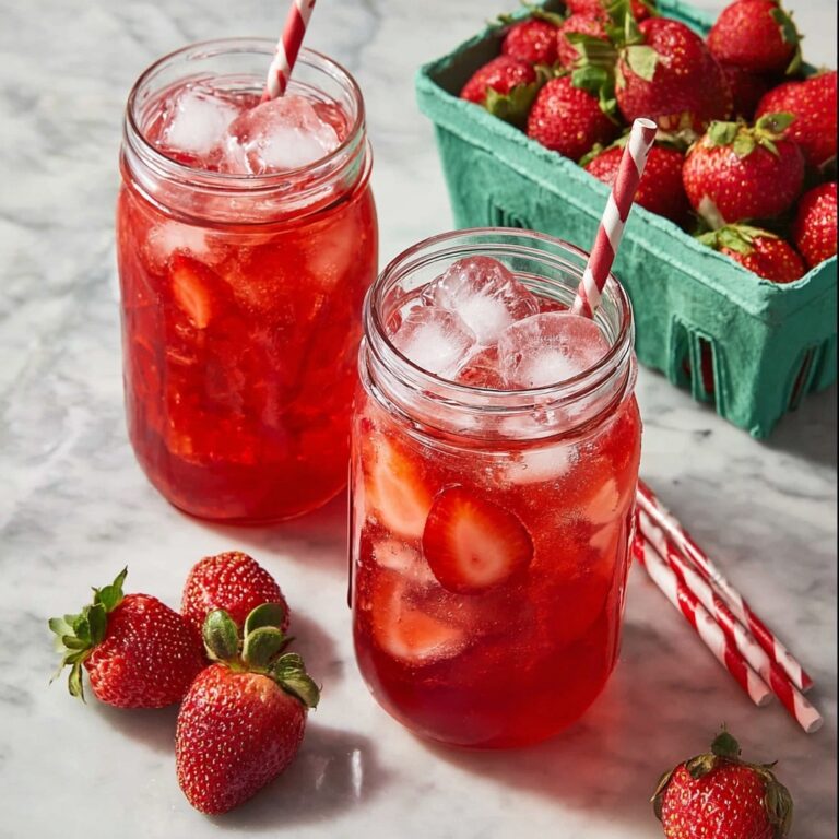 Southern Strawberry Sweet Iced Tea Recipe