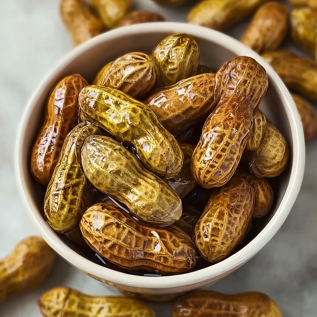 Dill Pickle Boiled Peanuts Recipe - Recipe Image