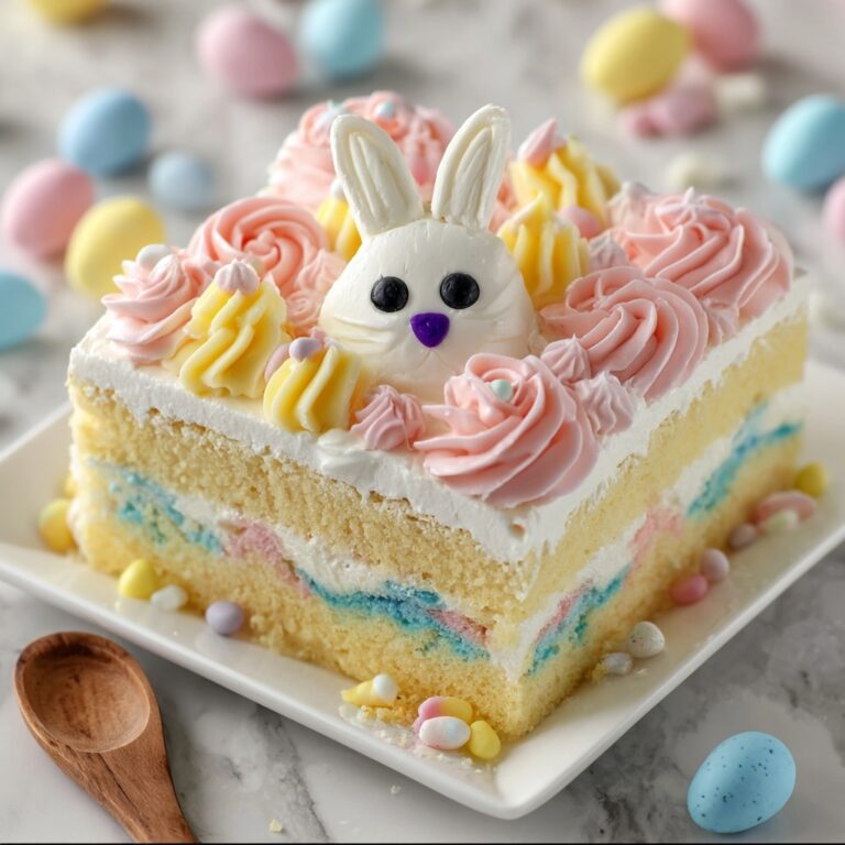 Easter Bunny Poke Cake Recipe