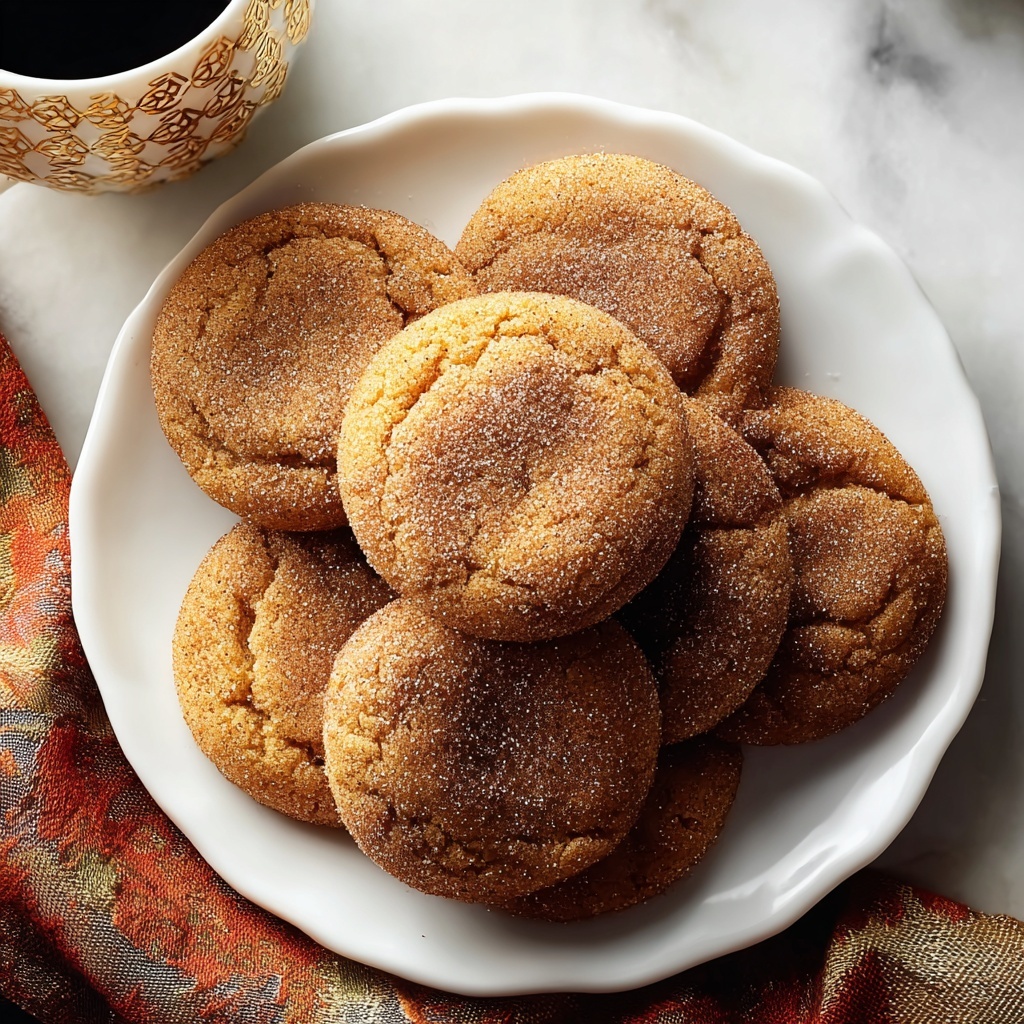 Brown Butter Pumpkin Snickerdoodle Cookies Recipe - Recipe Image