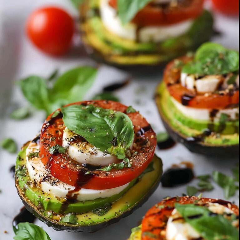 Caprese Stuffed Avocados Recipe