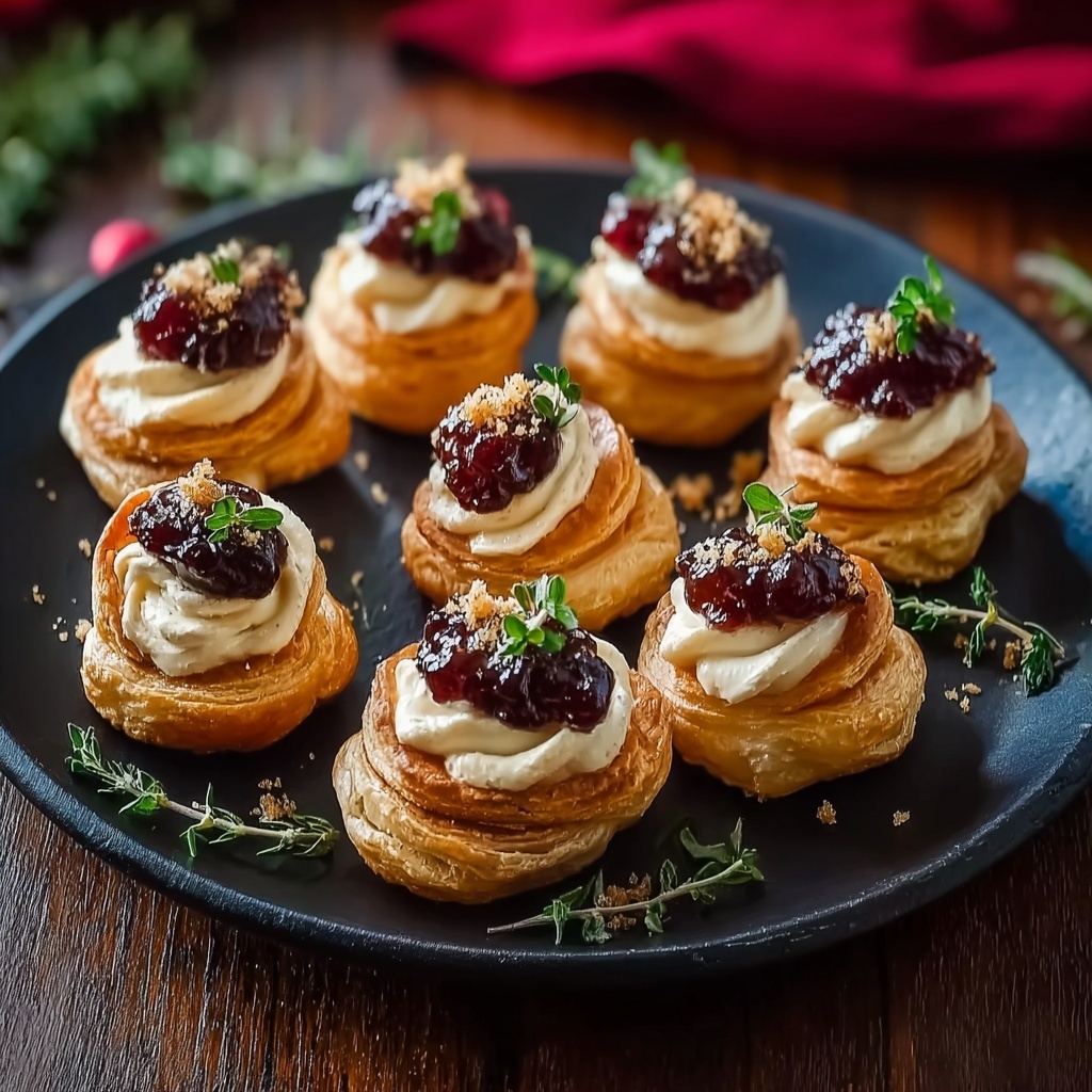 Cranberry Brie Bites Recipe - Recipe Image