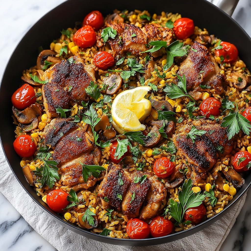 Greek Chicken and Lemon Rice Recipe - Recipe Image