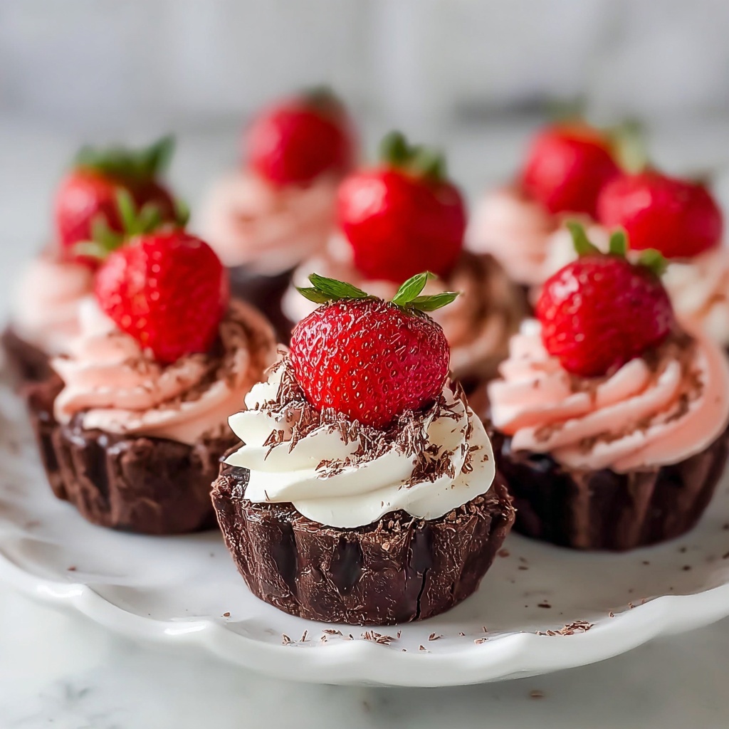Chocolate Cheesecake Stuffed Strawberries Recipe - Recipe Image