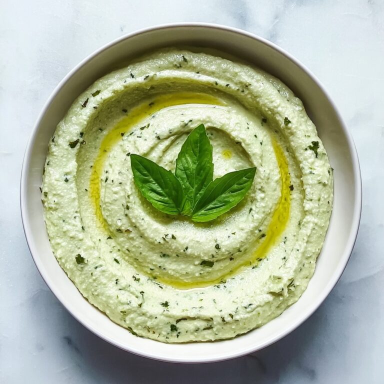 Lemon Basil Hummus Recipe