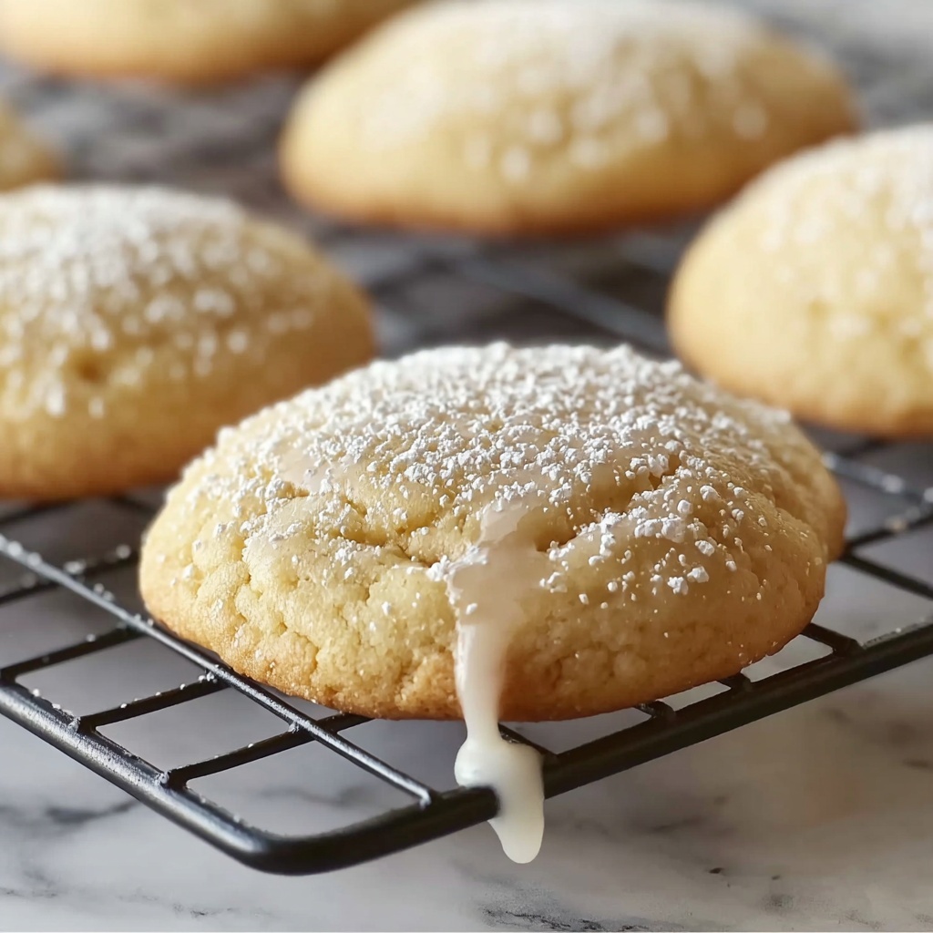 Kentucky Butter Cake Cookies with Bourbon Glaze Recipe - Recipe Image