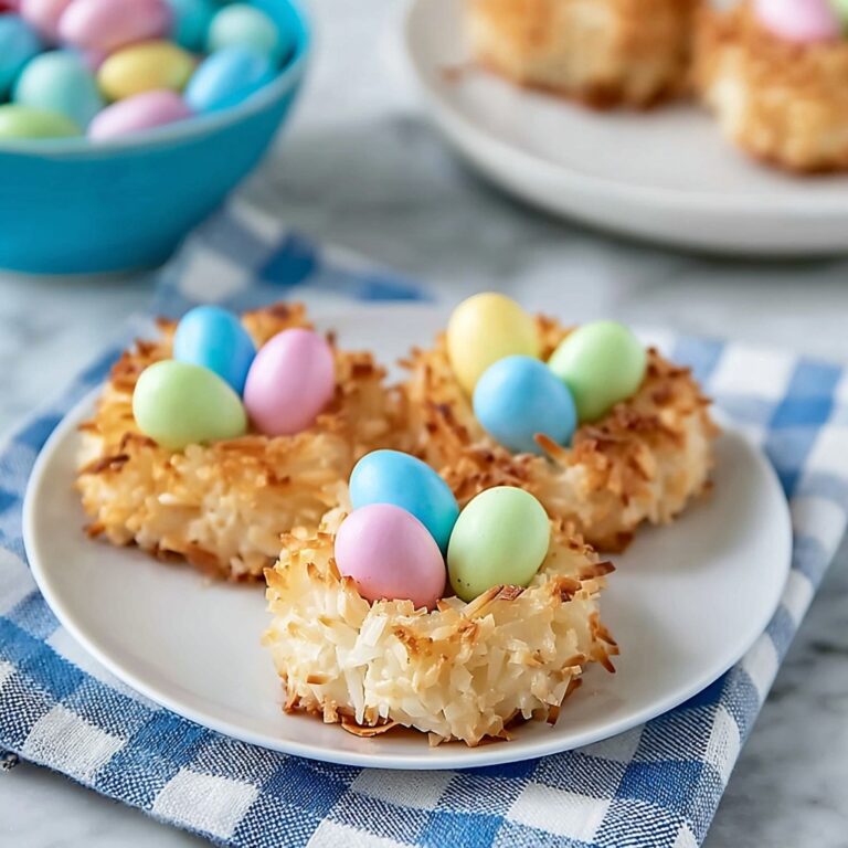 Coconut Macaroons Easter Birds Nests Recipe