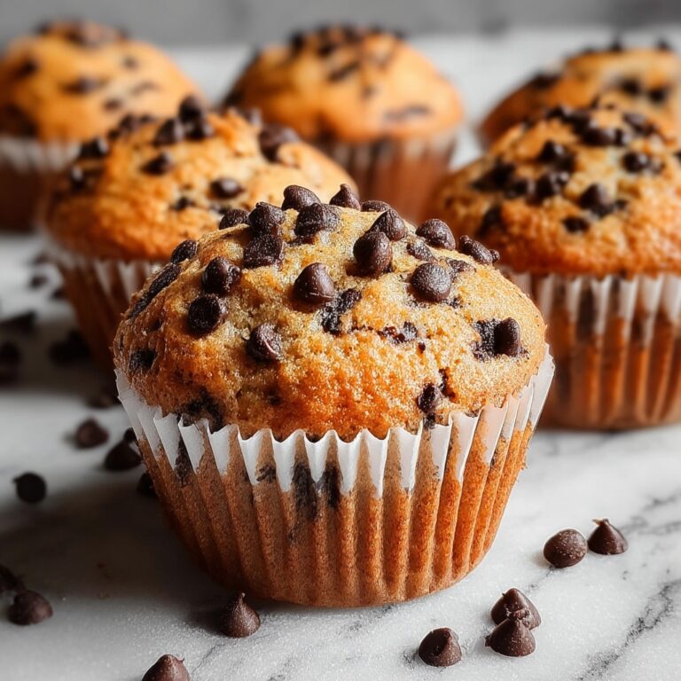 Chocolate Chip Peanut Butter Muffins Recipe