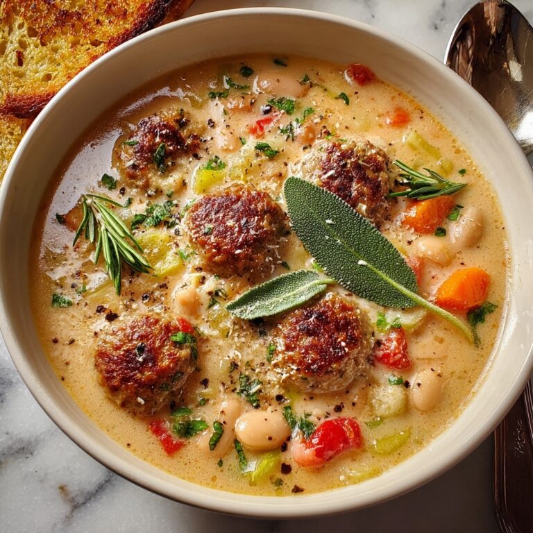 Cozy Creamy Bean Soup with Sausage Recipe