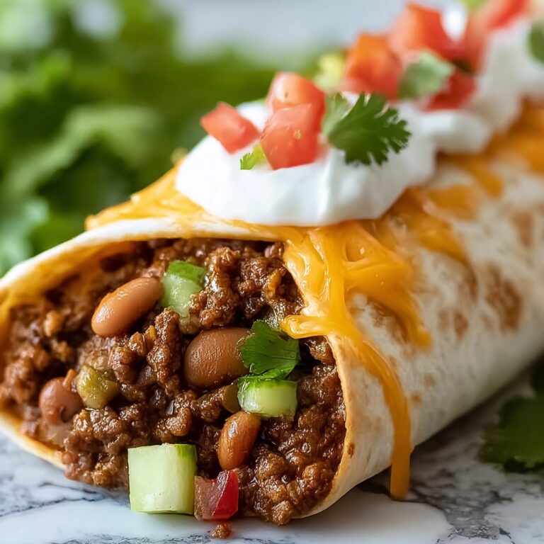 Classic Beef and Bean Burritos for a Cozy Family Feast Recipe