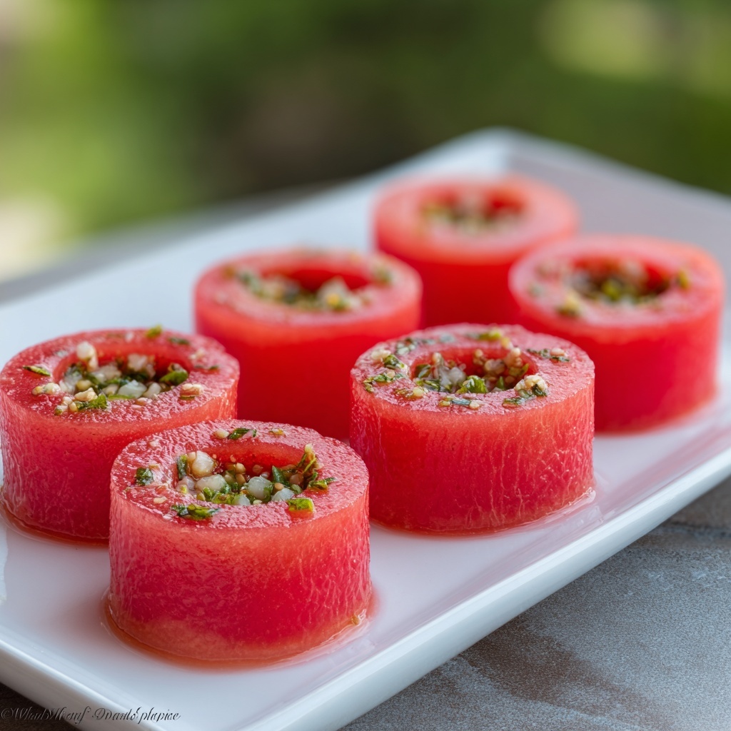 Watermelon Goat Cheese Salad Recipe - Recipe Image