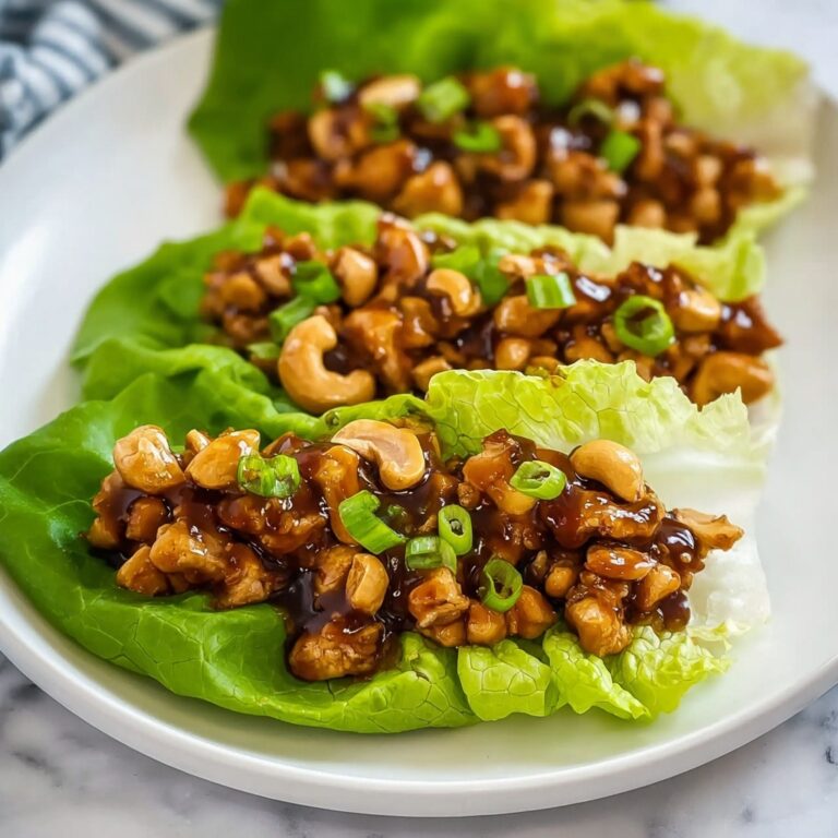 Cashew Chicken Lettuce Wraps Recipe