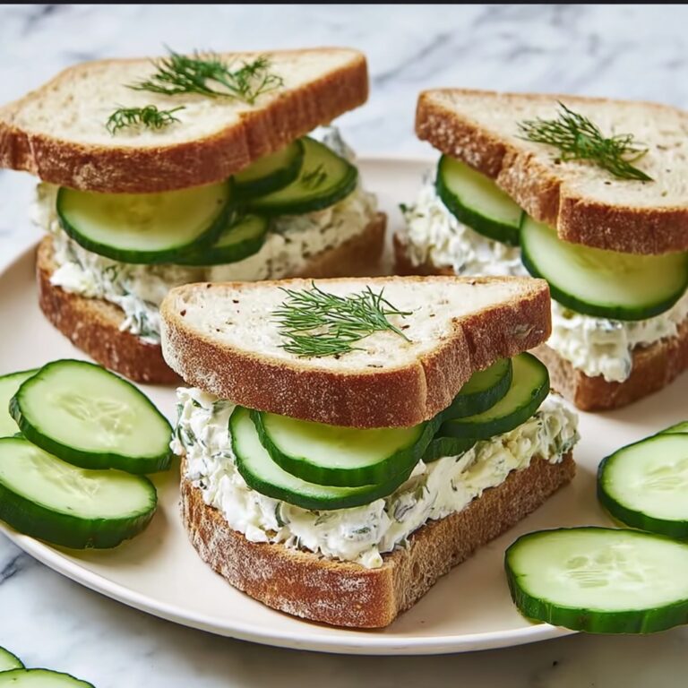 Delicious Cucumber Salad Sandwiches: 5 Refreshing Delights Recipe