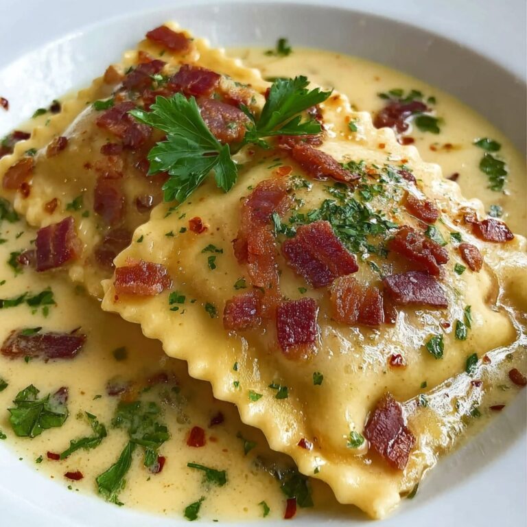 Olive Garden Ravioli Carbonara: 5-Minute Comfort Bliss Recipe
