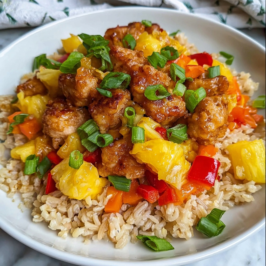 Pineapple Chicken and Rice: 7 Simple Steps to Delight Recipe - Recipe Image