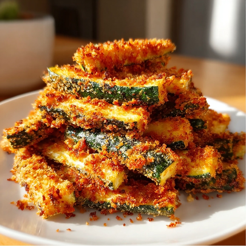 Crispy Baked Parmesan Zucchini Fries: 7 Irresistible Secrets Recipe - Recipe Image