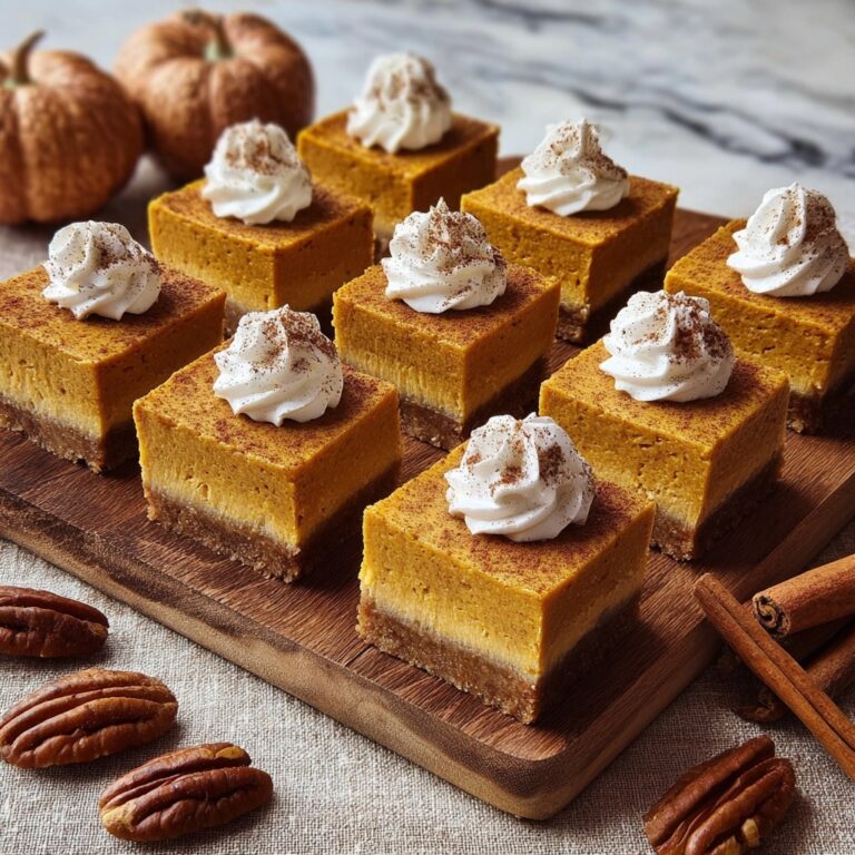Pumpkin Cheesecake Bars Recipe