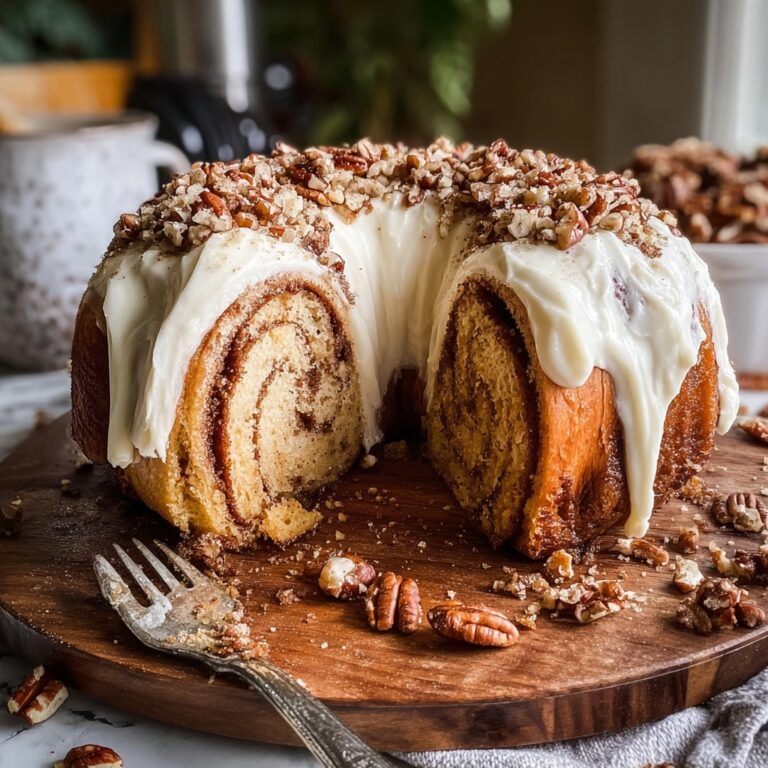 Cinnamon Roll Pumpkin Cake Recipe