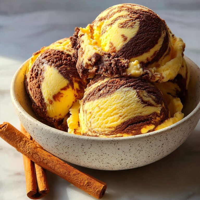 Pumpkin Ice Cream with Cinnamon Swirl Recipe