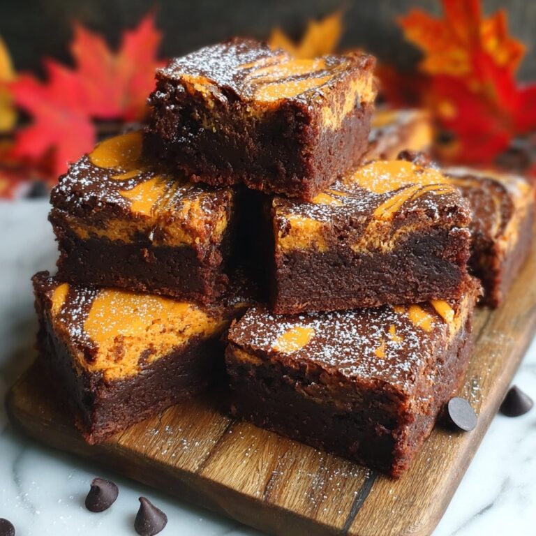 Pumpkin Chocolate Swirl Brownies Recipe