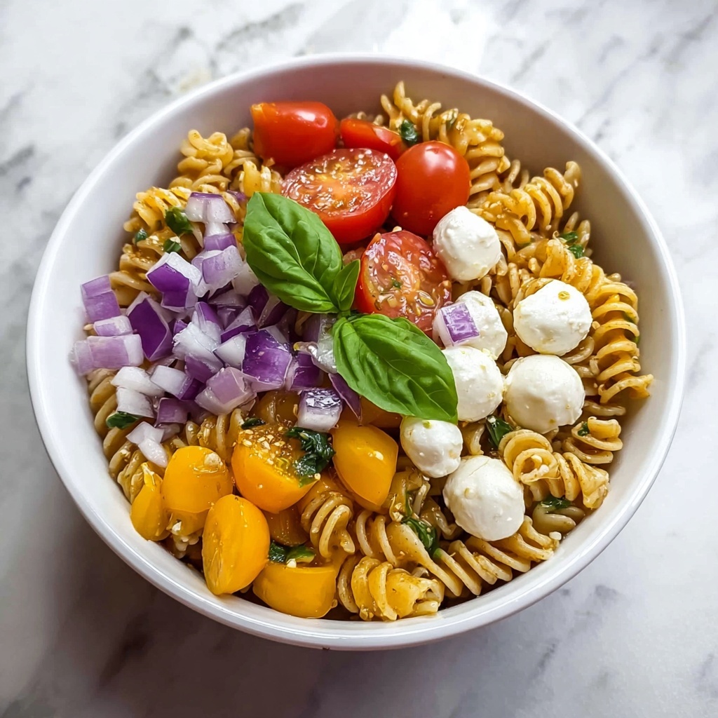 High Protein Italian Pasta Salad Recipe - Recipe Image