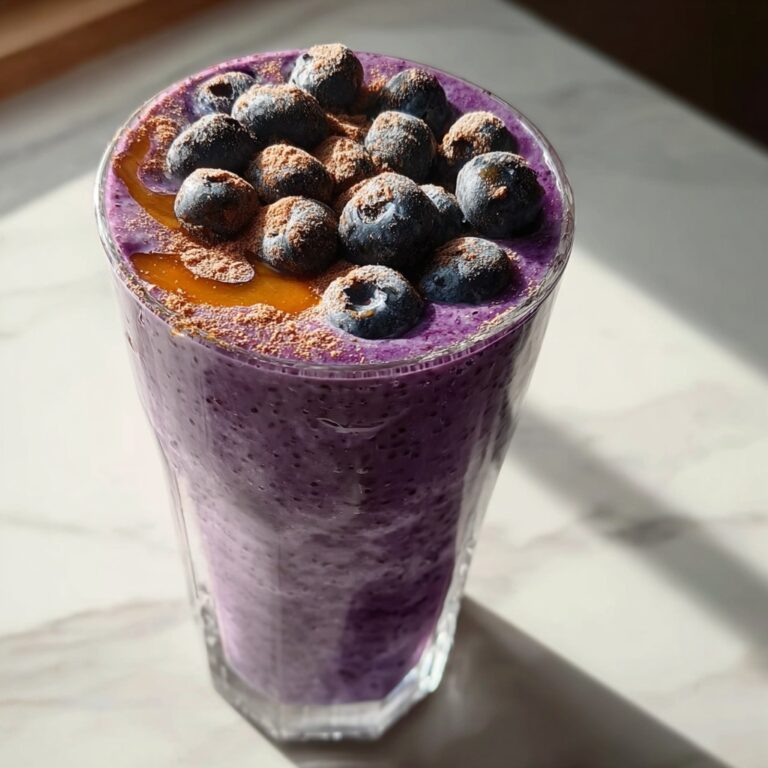 Blueberry Spinach Antioxidant Smoothie for Ultimate Wellness Recipe
