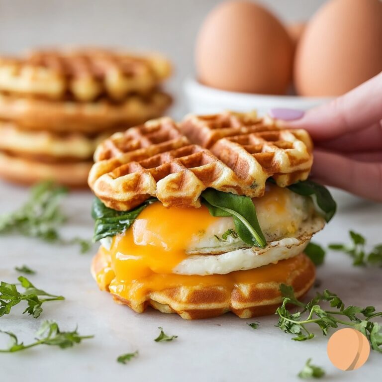 Ultimate Cheddar Chive Waffle Sandwiches for a Cozy Brunch Recipe