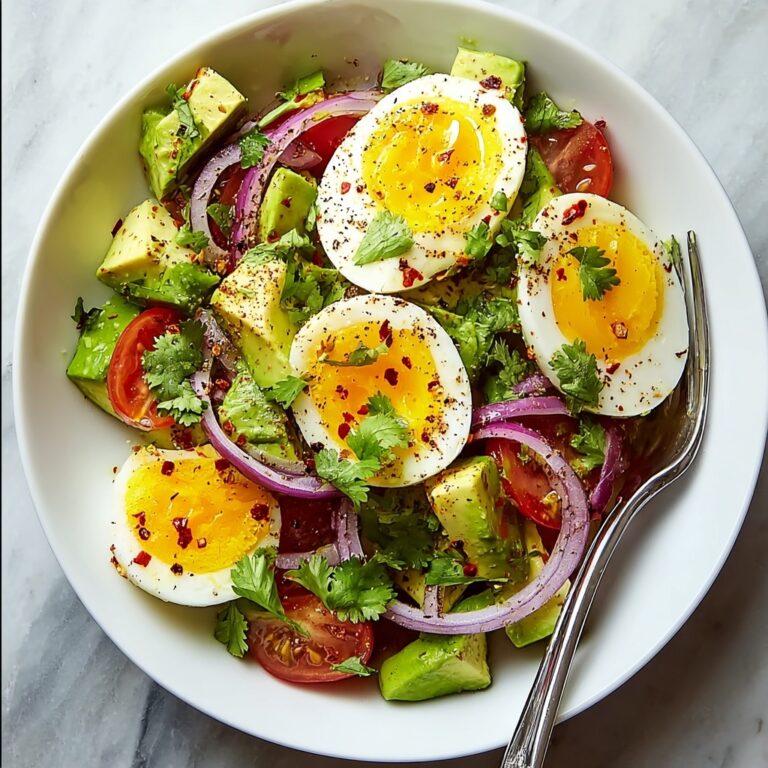 Workout Egg Avocado Salad Delight Recipe