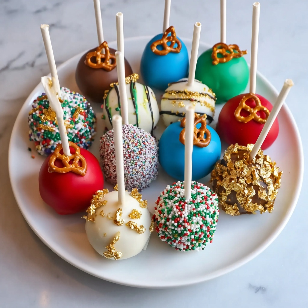 Ornament Ball Cake Pop Display Recipe - Recipe Image