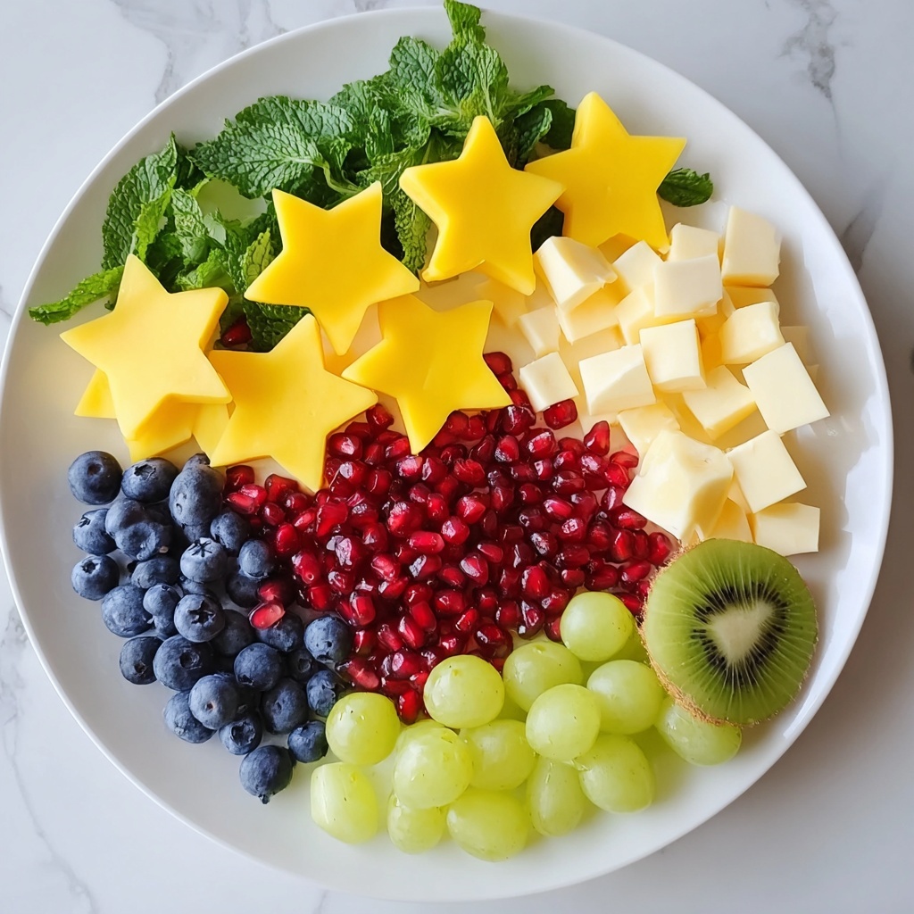 Pomegranate Mint Starfruit Platter Recipe - Recipe Image