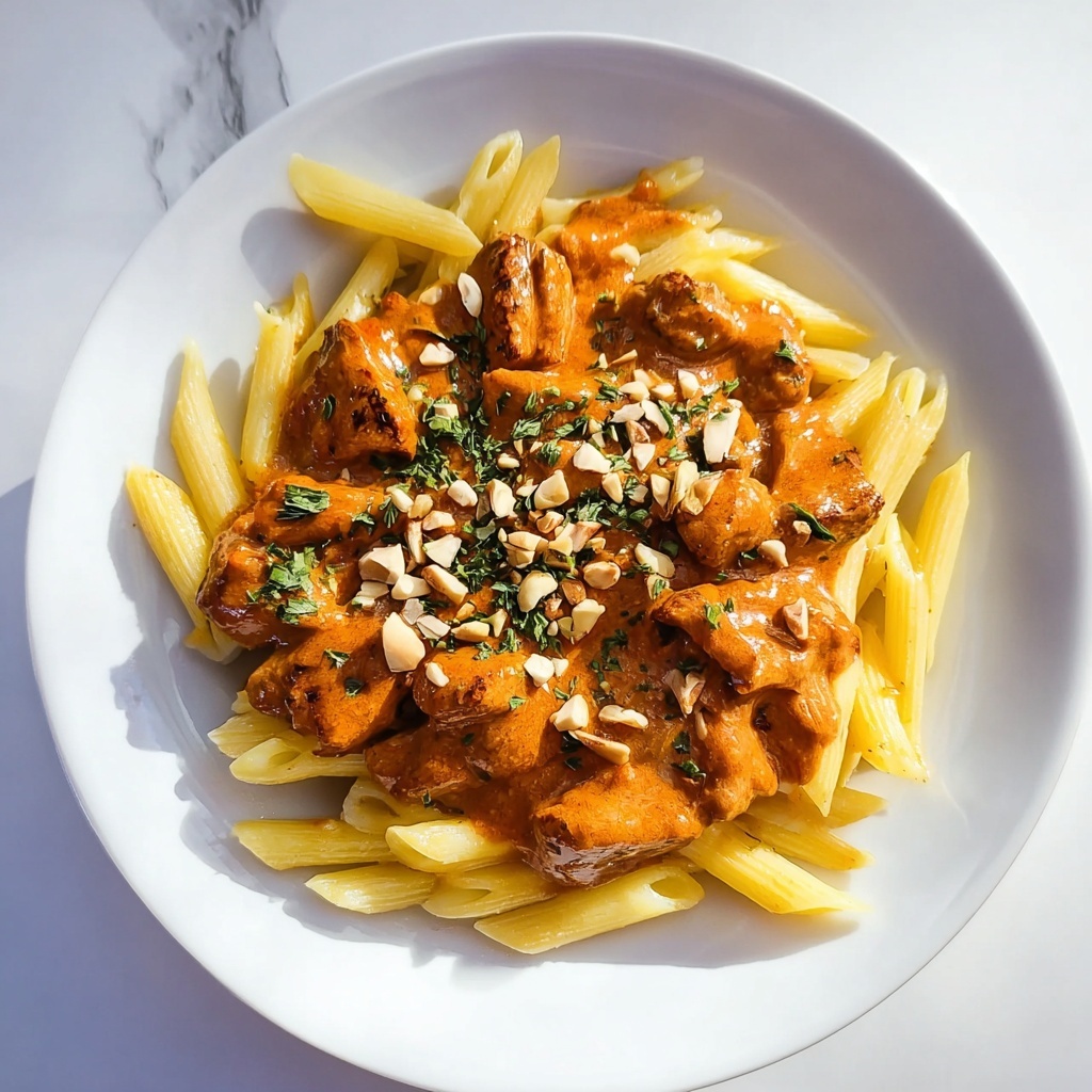 Creamy Chicken Tikka Masala Pasta Recipe - Recipe Image