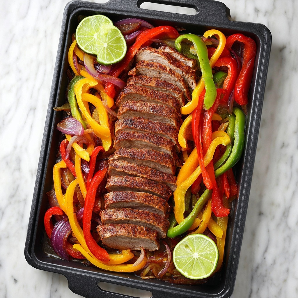 Sheet Pan Steak Fajitas Recipe - Recipe Image
