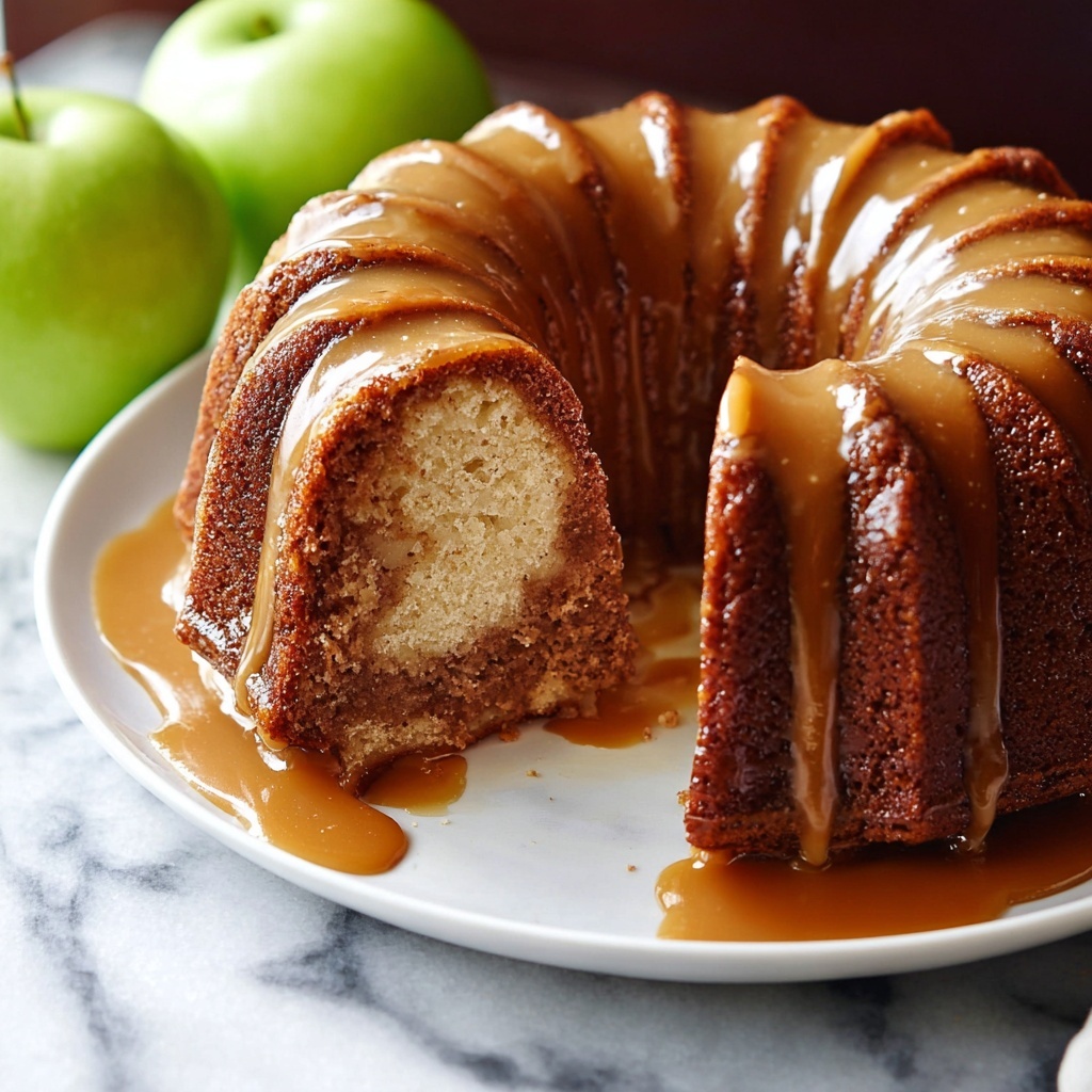 Apple Bundt Cake with Cream Cheese Swirl Recipe - Recipe Image