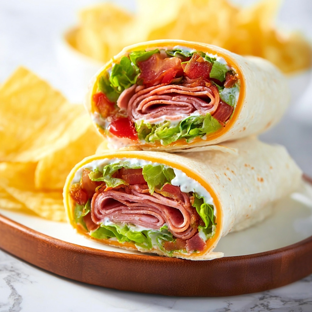 Turkey Ranch Club Wraps Recipe - Recipe Image