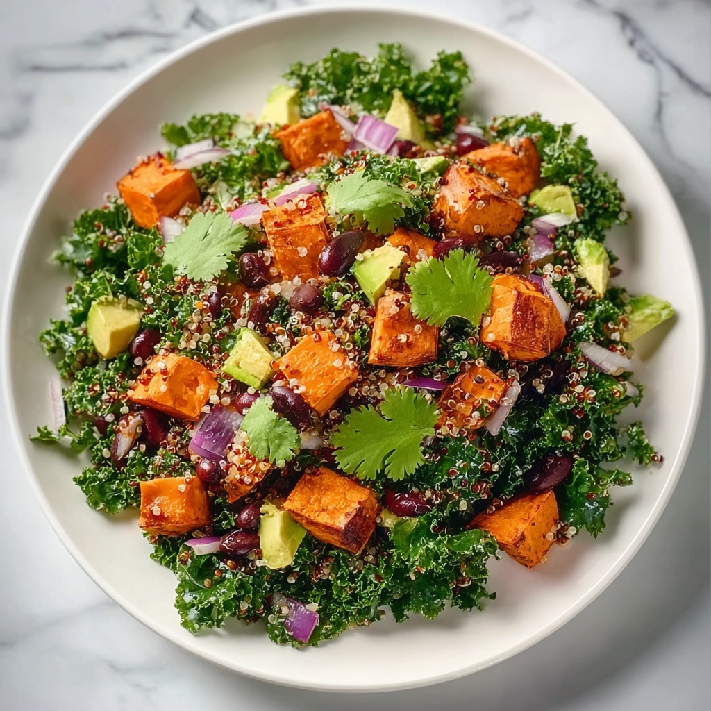 Roasted Sweet Potatoes, Kale, and Quinoa Salad Recipe - Recipe Image