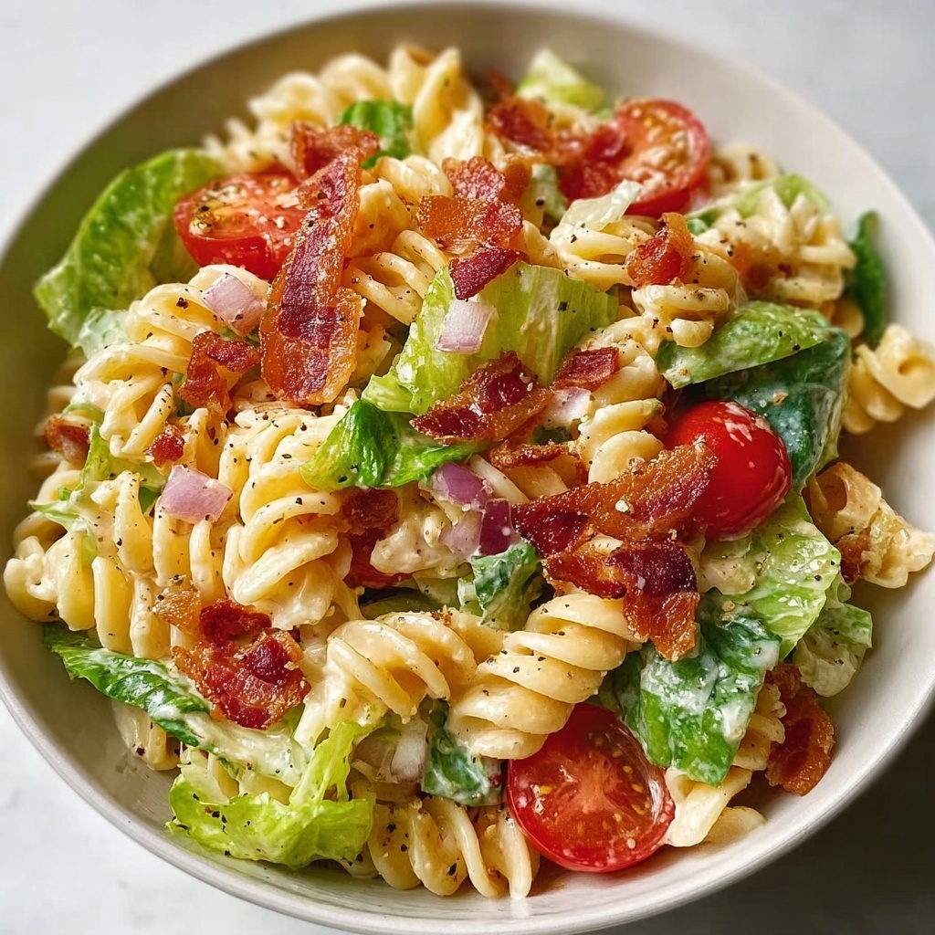 Gluten Free Dairy Free BLT Pasta Salad Recipe - Recipe Image
