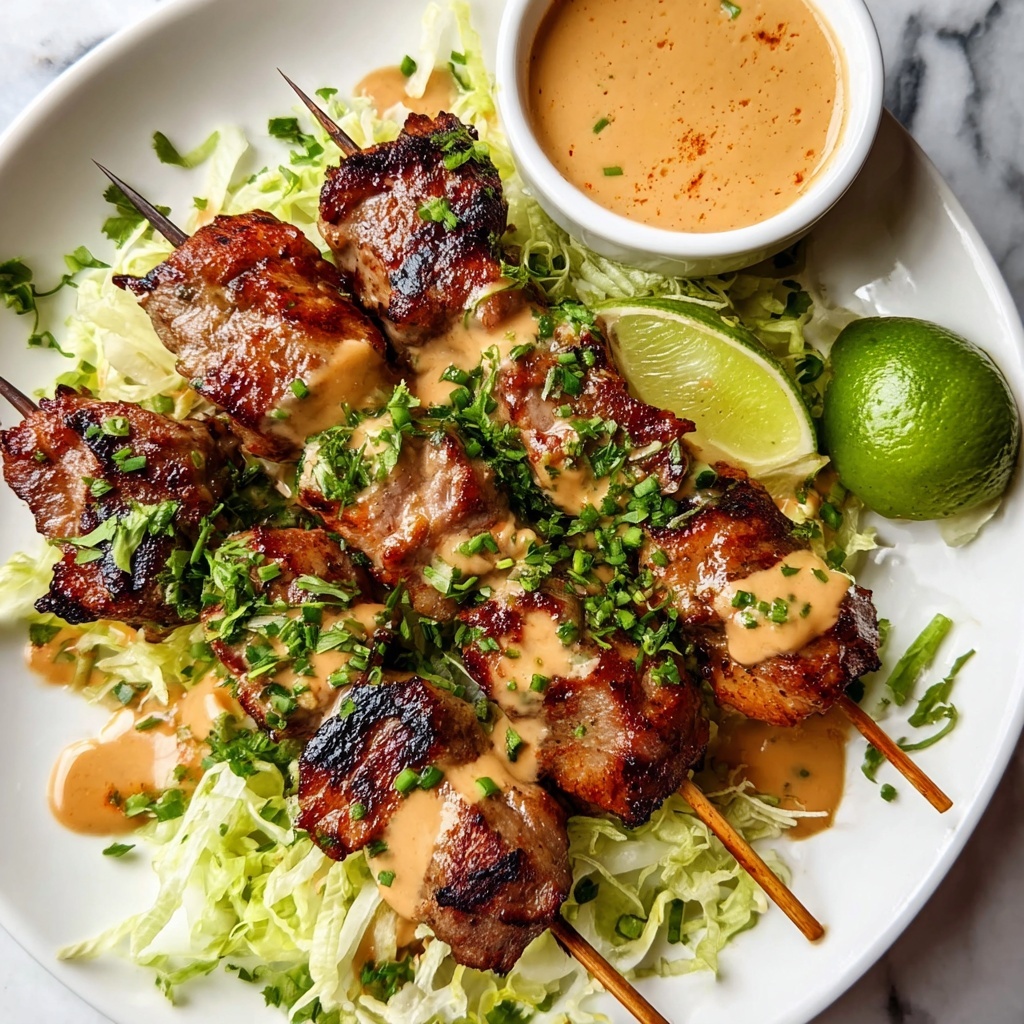 Bang Bang Chicken Skewers with Spicy Creamy Sauce Recipe - Recipe Image