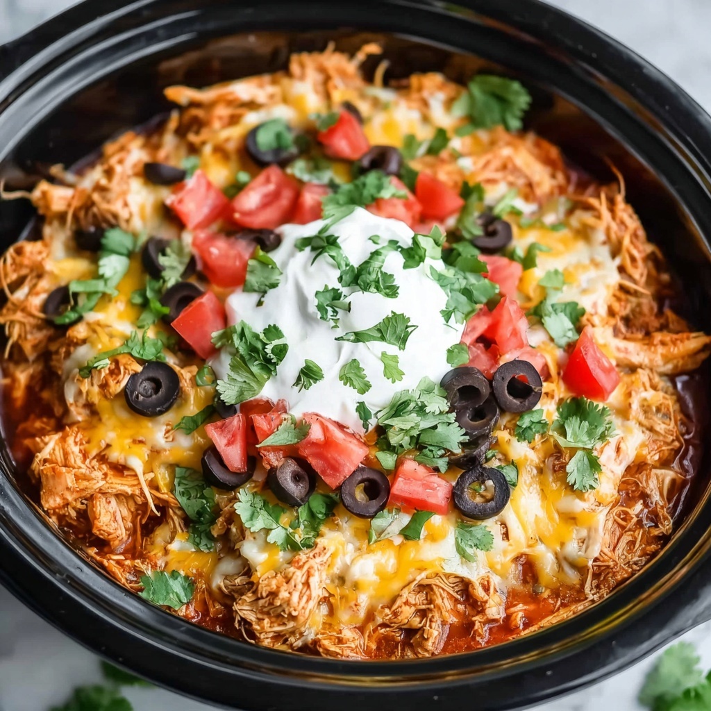 Chicken Enchilada Crock Pot Meal Recipe - Recipe Image