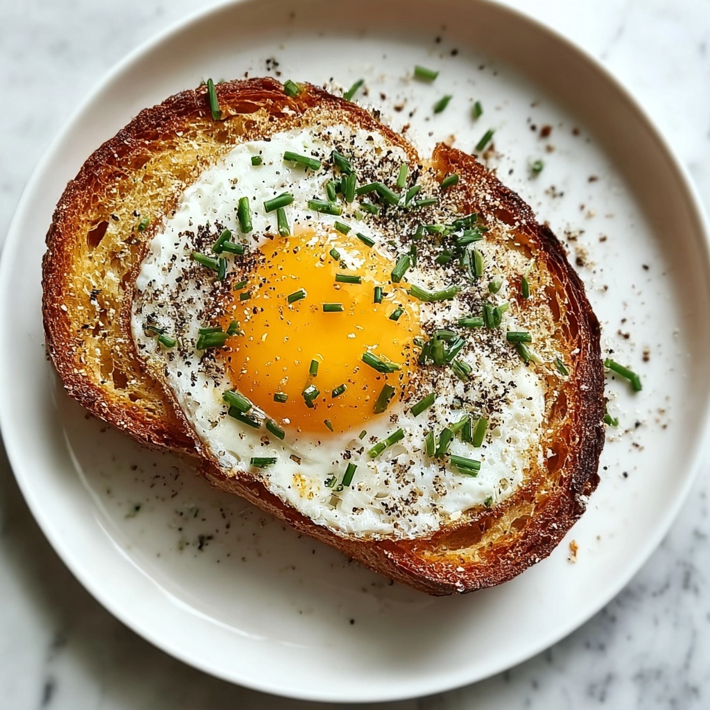 Fried Egg Ricotta Toast Recipe for a Quick Gourmet Breakfast Recipe - Recipe Image