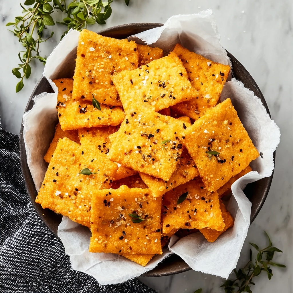 Homemade Cheese Crackers Recipe - Recipe Image