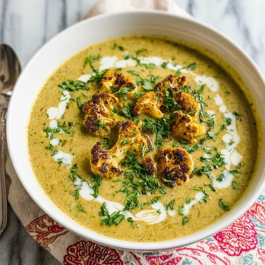 Mediterranean Cauliflower Soup Recipe - Recipe Image