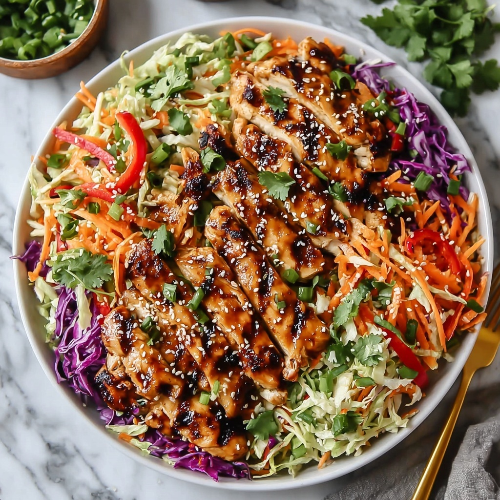 Sesame Chicken Cabbage Crunch Salad Recipe - Recipe Image